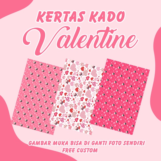 

Kertas Kado Valentine - Custom