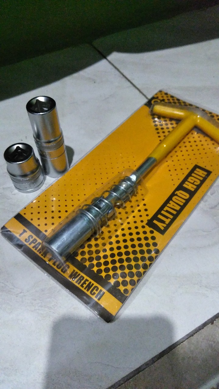 Mata Sock Socket Deep Wall Tekiro 1/2 Dr 6 / 12 Pt Ukuran 18 - 19 Mm Sok Shock Kunci Set 10 21 24