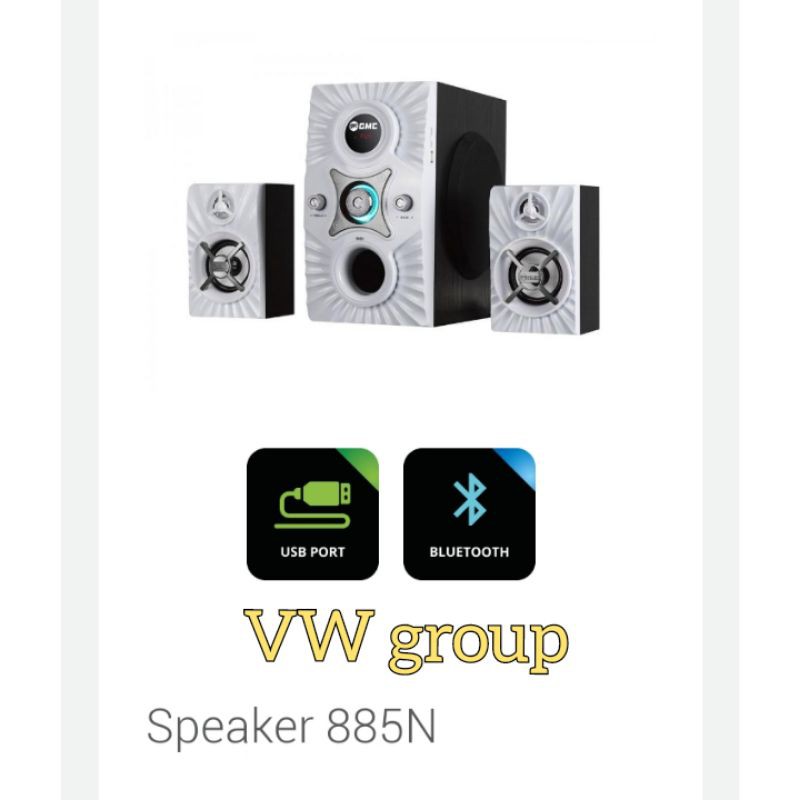 Speaker  Aktif GMC 885N / Speaker  Bluetooth  USB Superbass