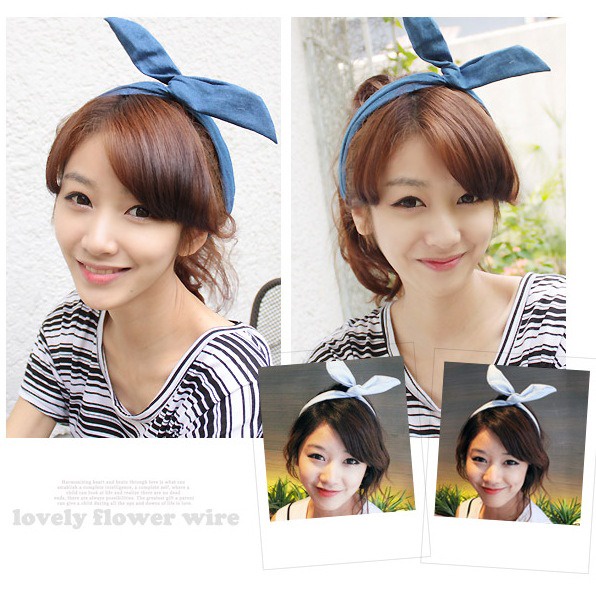 Jual Bandana Kawat Bandana Chibi Korea Aksesoris Rambut Wanita Fashion Accessories Korean Wire 