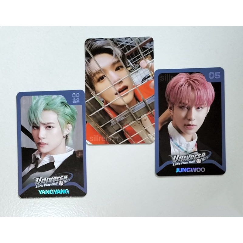 Jeno tc trading card selca let's play ball universe pager