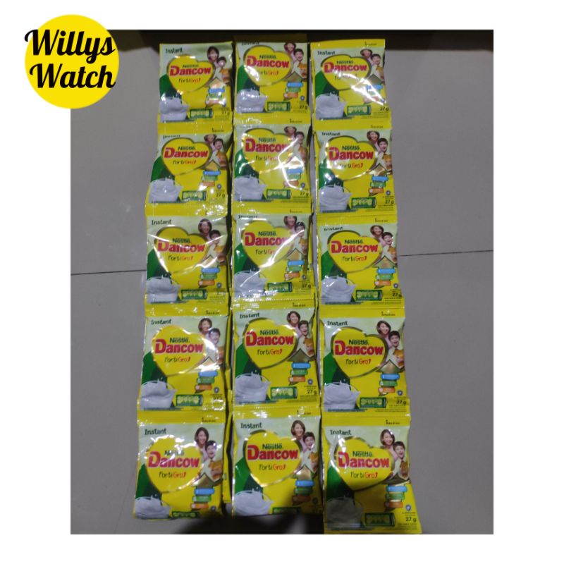 

Susu Dancow Fortigro Vanilla RENCENG isi 10 Sachet