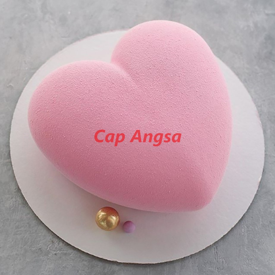 3D SILICON MOULD HEART CETAKAN SILIKON HATI LOVE LOYANG TART COKLAT FONDANT SILICONE MOLD PINATA MOUSSE CAKE