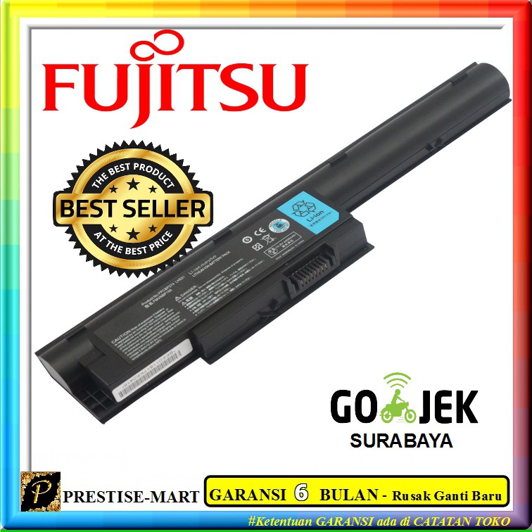 Baterai Fujitsu Lifebook LH531 - Hitam