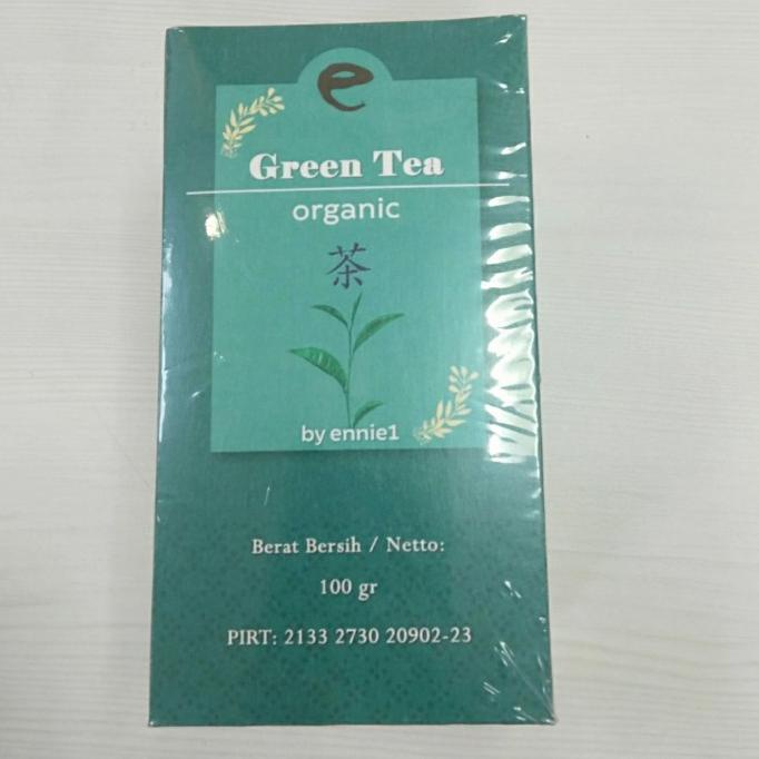 

}}}}}}] ennie1 organic green tea 100 gram / teh hijau organik ennie.1