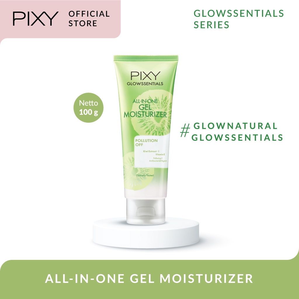 PIXY Glowssentials All-in-One Moisturizer 100 gr/PIXY/Mois Gel/Pelembab