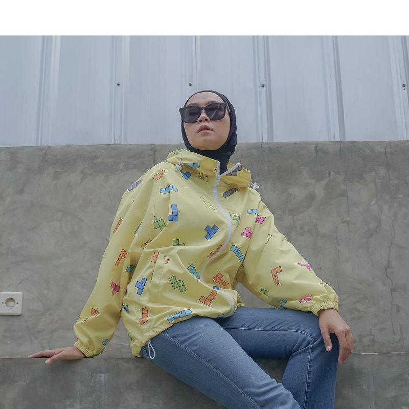 MARIPI JACKET TETRIS YELLOW JAKET