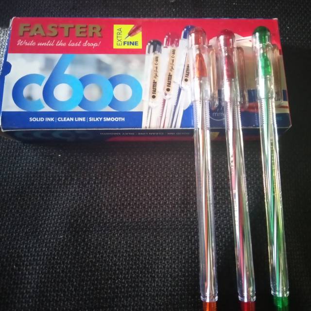 

Pulpen Faster C600, Bermutuu !!
