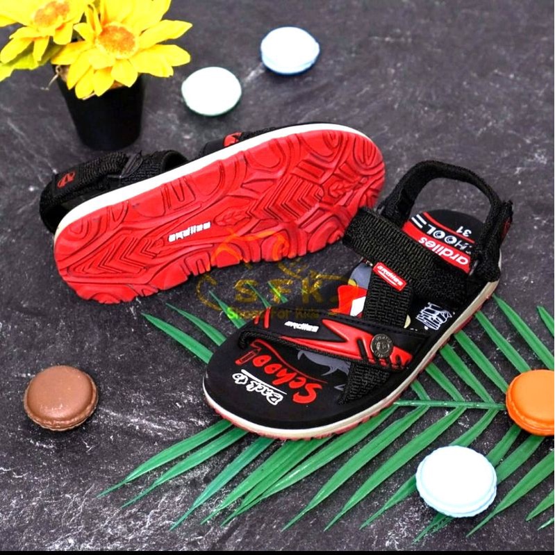 sandal anak gunung Ardiles ARAKNIDA LED / ORGANIC orginal 100% Trendy keren elegant murah-ARAKNIDA MERAH