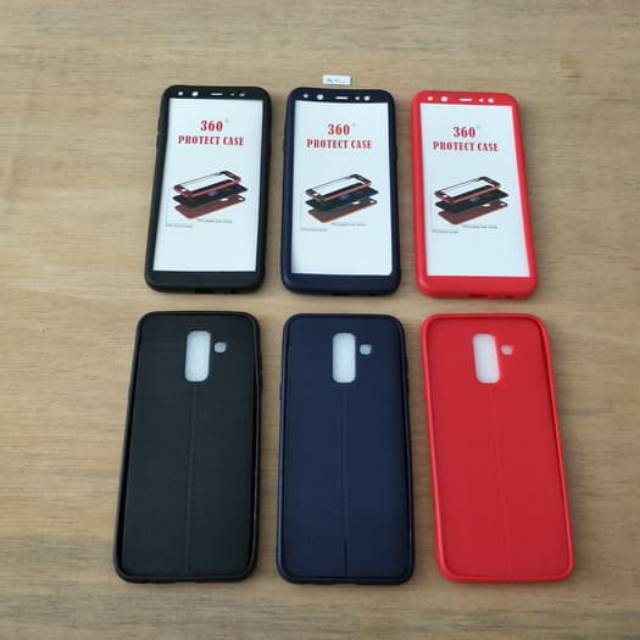Case 360 Samsung A6+ 2018 Softcase Auto Fokus Depan belakang Samsung SM-A605G