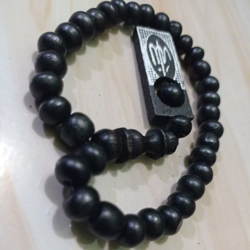 Tasbih Kayu Walikukun 33  warna hitam