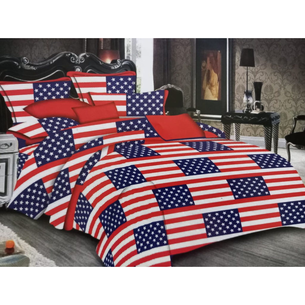 Sprei Louvre Karakter dan Abstrak Uk 180 x 200 - Part dua