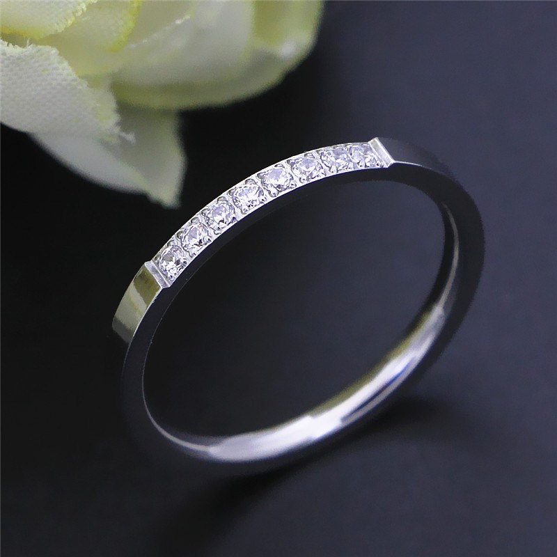 SALE / OBRAL Cincin Titanium Mini Korea Wanita Fashion CK027 cocok hadiah pesta pernikahan simple