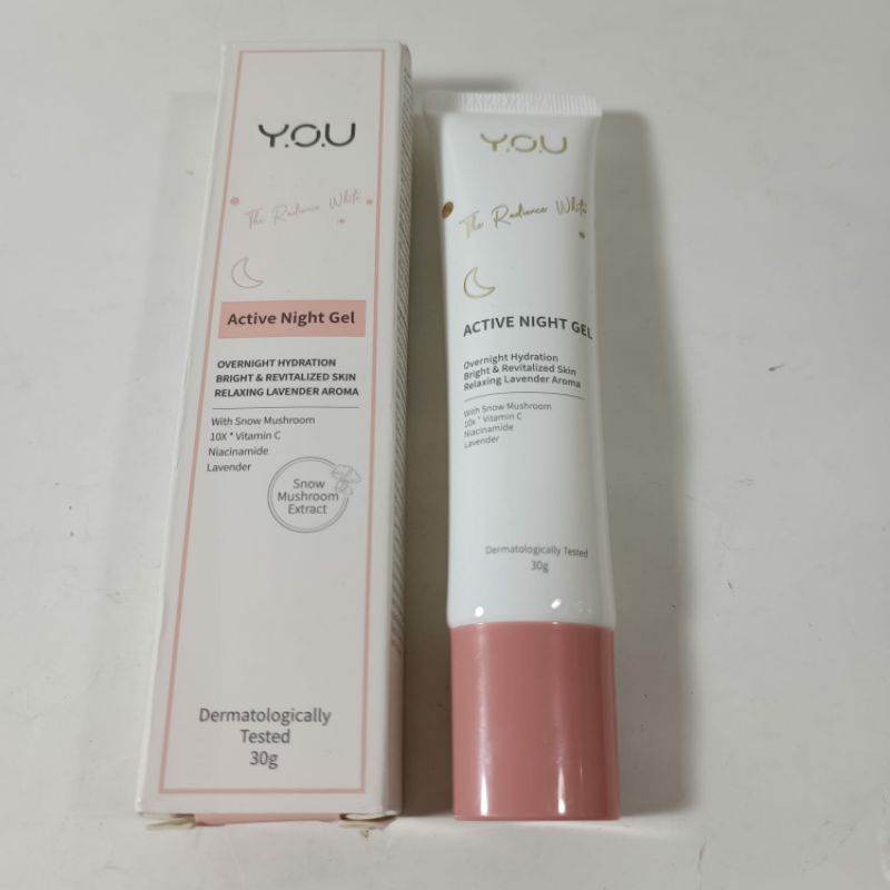 Krim Malam YOU The Radiance White Active Night Gel 30gr