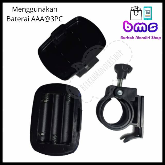 Lampu Sepeda COB LIGHT 3W Dengan 3 Mode Cahaya