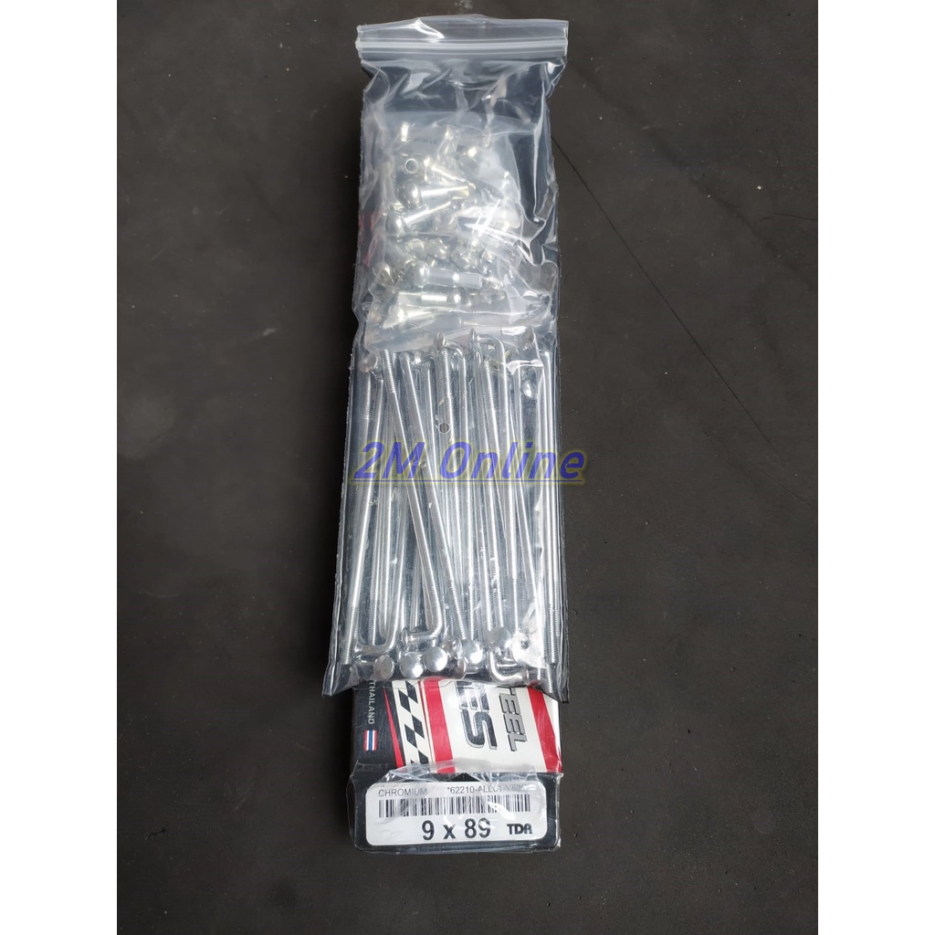 Mdr Ruji Jari Jari 9 x 89 Chrome TDR Racing
