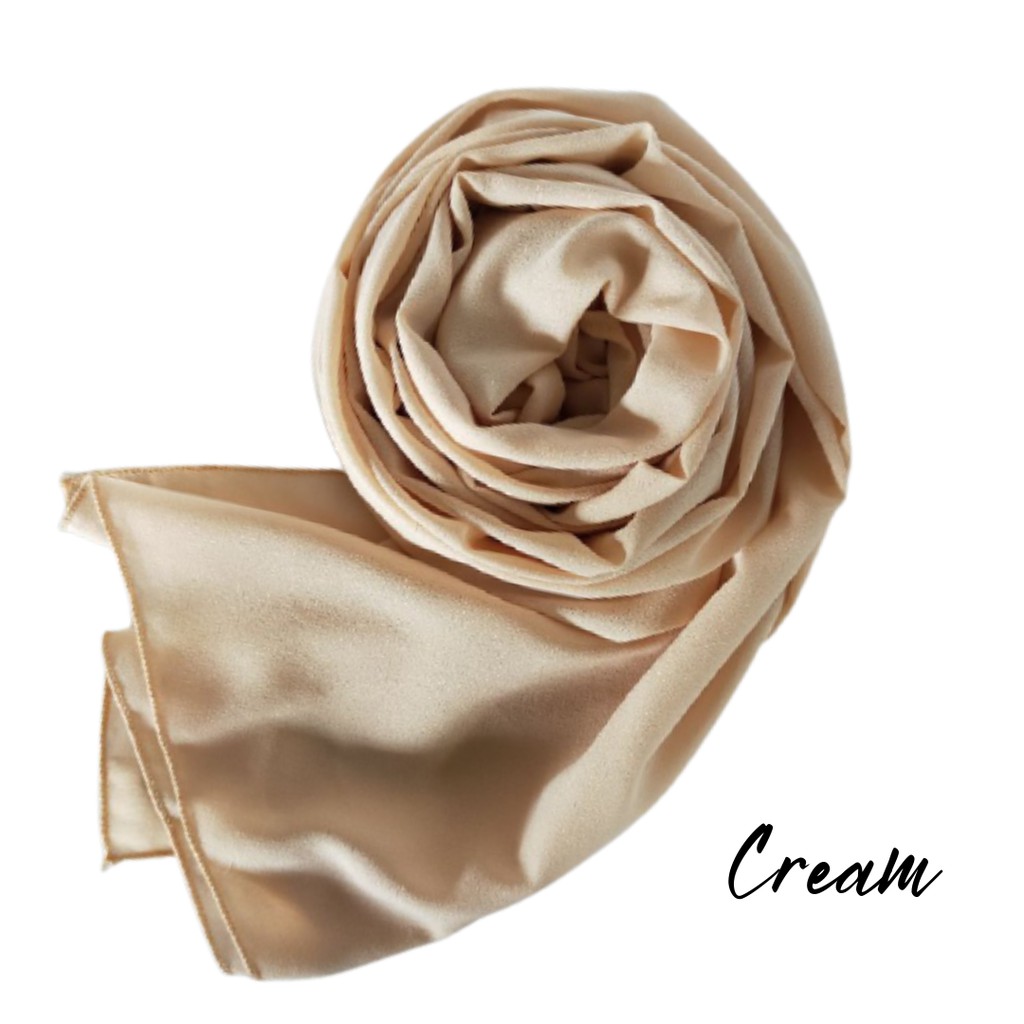 Pashmina Instan Sala Diamond / Hijab Pasmina instan diamond strech | pashmina | pastan osi-CREAM