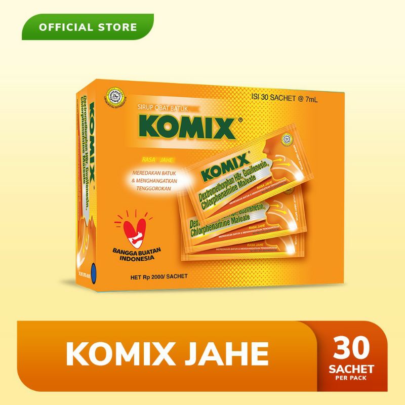 Komix Jahe Obat Batuk 1 box Promo