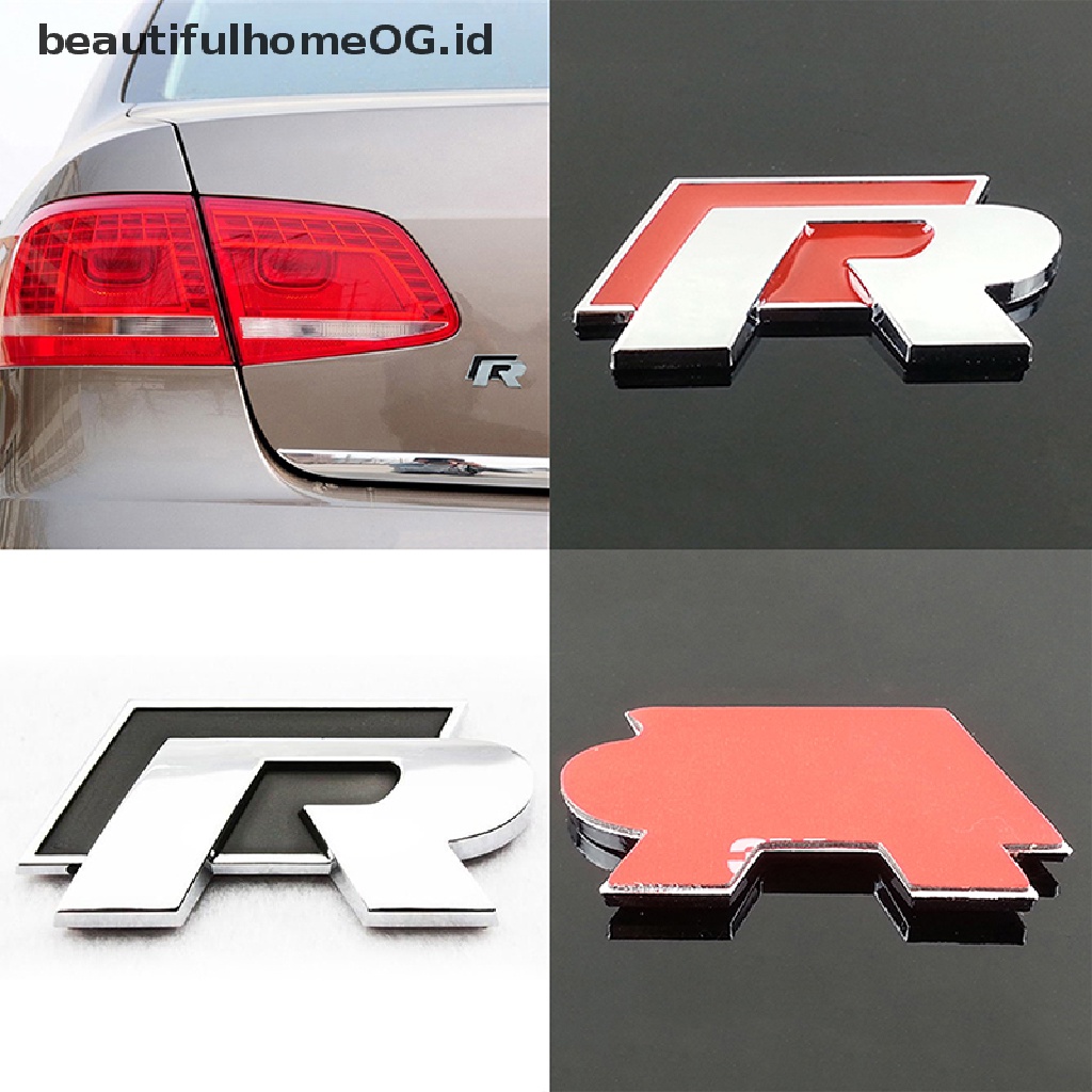 Stiker Emblem Bahan Metal Untuk Bagasi VW GOLF