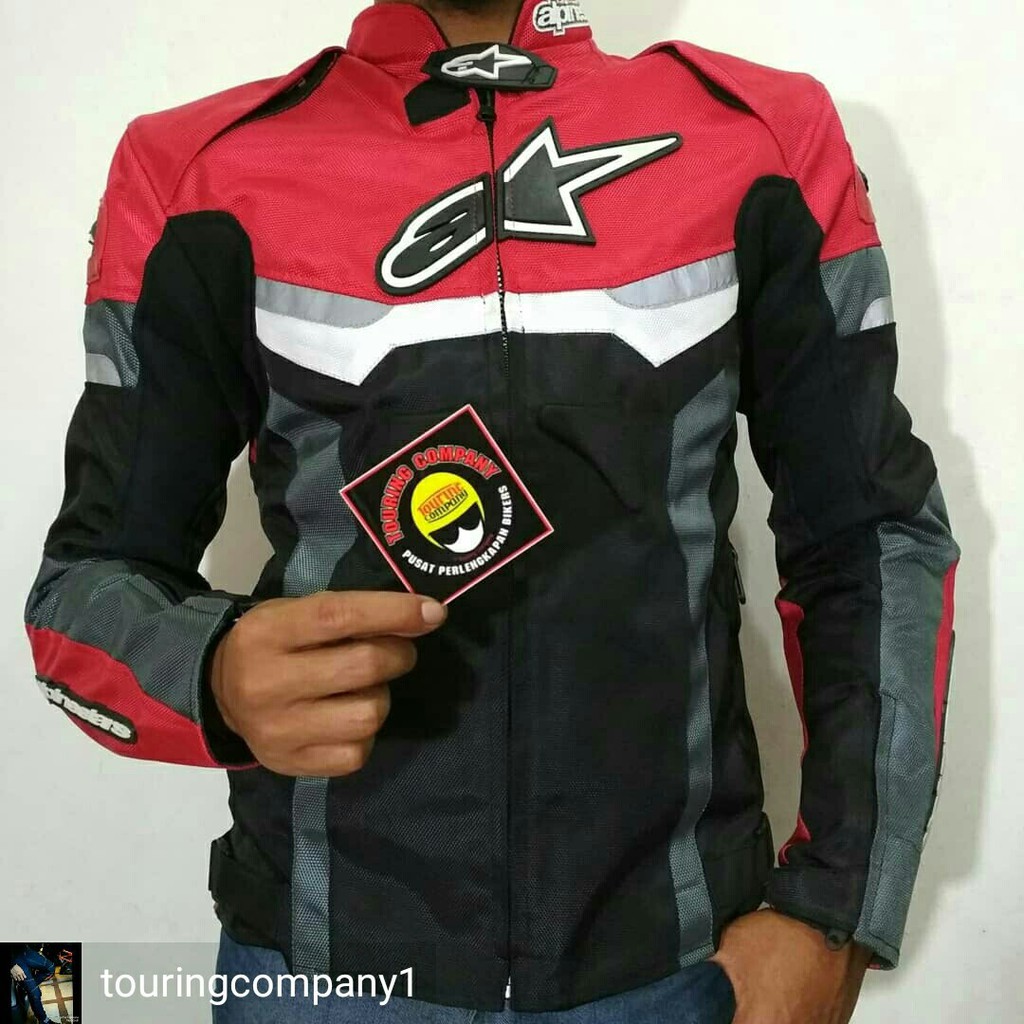 JAKET RACING ALPINESTAR PROTECTOR BODY TOURING MOTOGP BUSA TEBAL