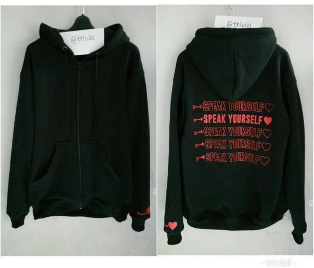 Hoodie Jacket "BTS Speak Yourself"