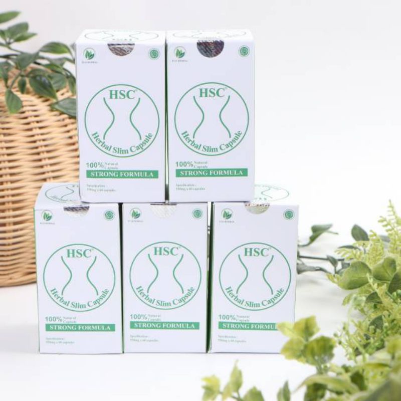 HSC Herbal Slim Capsule obat pelangsing badan asli original
