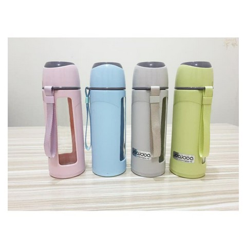Botol Minum Kaca JOAIDOA wadah air gelas beling 500ml Botol Minum Kaca JOAIDOA wadah air gelas beling 500ml