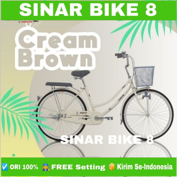 Sepeda Keranjang Dewasa Perempuan EXOTIC 9788 GX Ukuran 20&quot; 24&quot; dan 26&quot; Inch