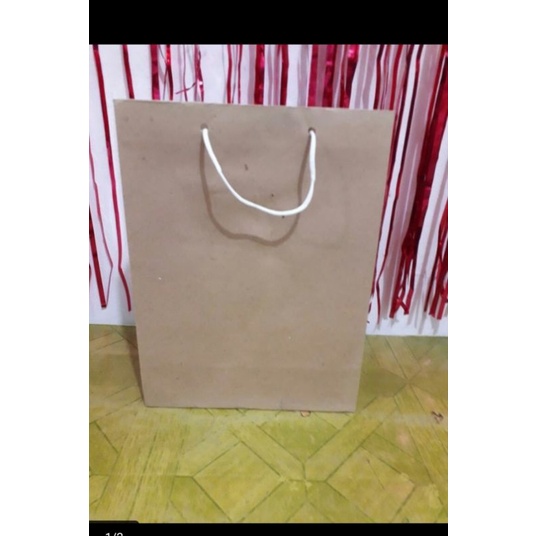 

paper bag tas kertas coklat polos polio