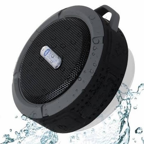 Taffware Speaker Bluetooth Mini Portable Outdoor Waterproof Anti Air - Hitam(A0F6) Speaker MiniBulat