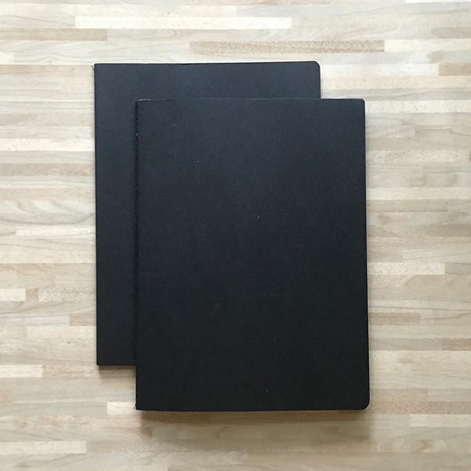 

Harga Khusus ! Black Paper Plain Notebook - Size A6