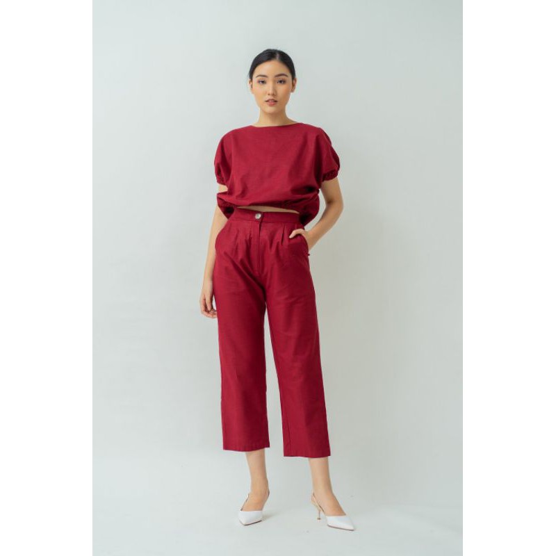Claryn The Label Preloved - DO SAN Set (Maroon)