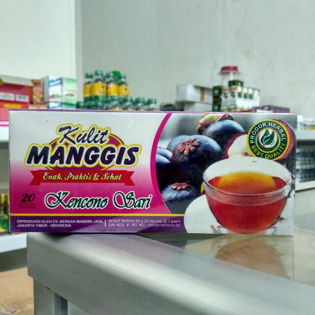 Teh Celup Kulit Manggis Herbal Asli Original 100% herbal isi 20 kantung