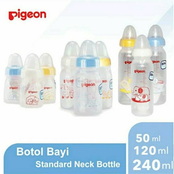 PIGEON BABY Botol Susu Bayi Assorted Standard | Dot Nipple Original Pigeon
