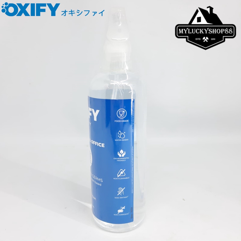 OXIFY Household Office Sanitizer Disinfectant Japan 500ml Water Based