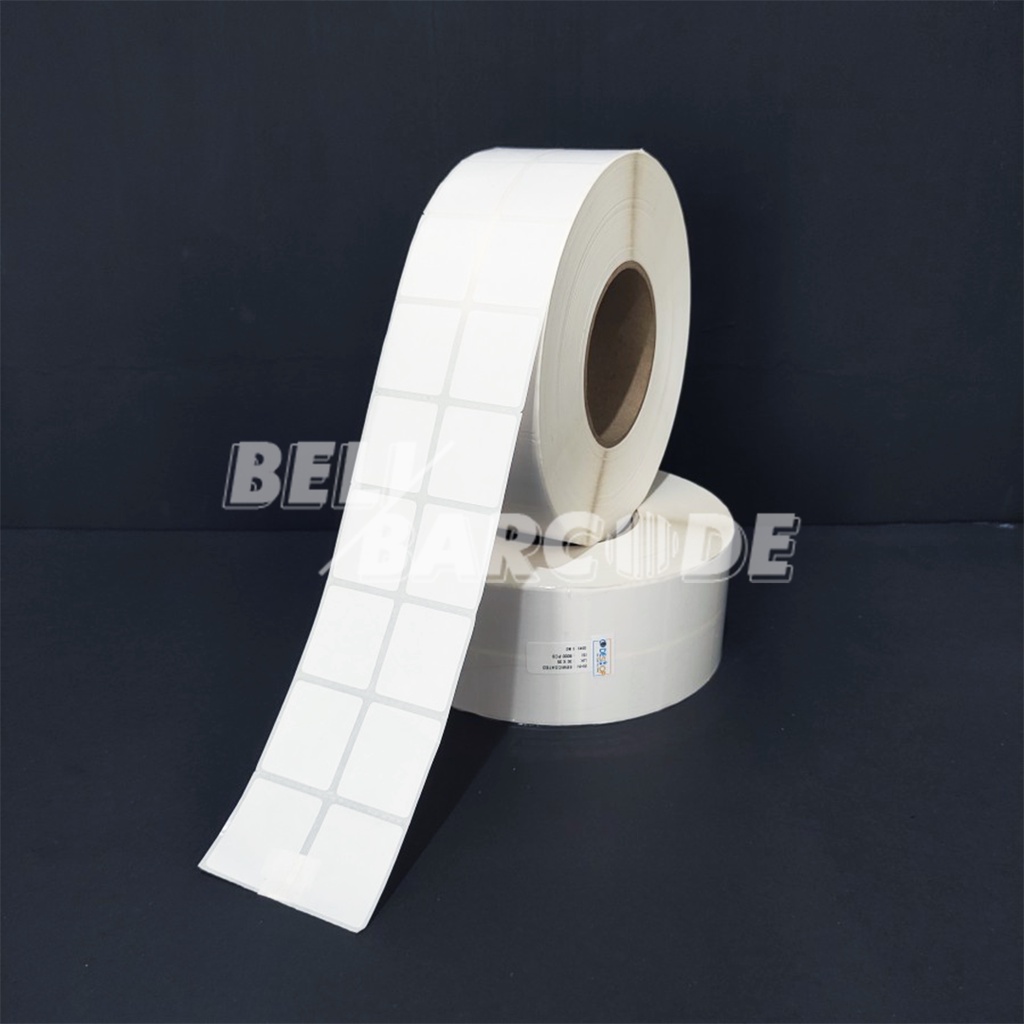 Stiker Label Semicoated Core Besar 30x35mm 2 Line