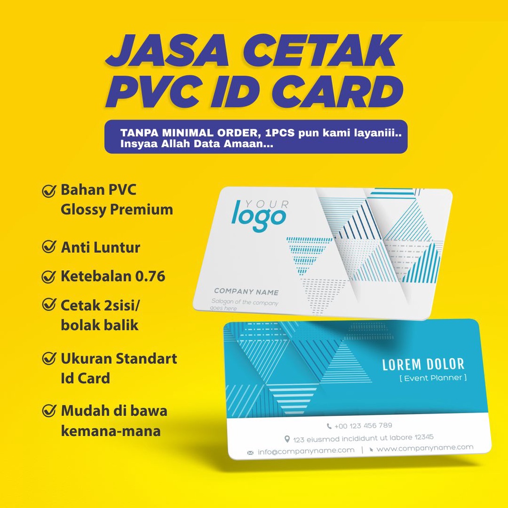 

CETAK PRINT KARTU MEMBER CARD ID CARD COSTUM NAME TAG