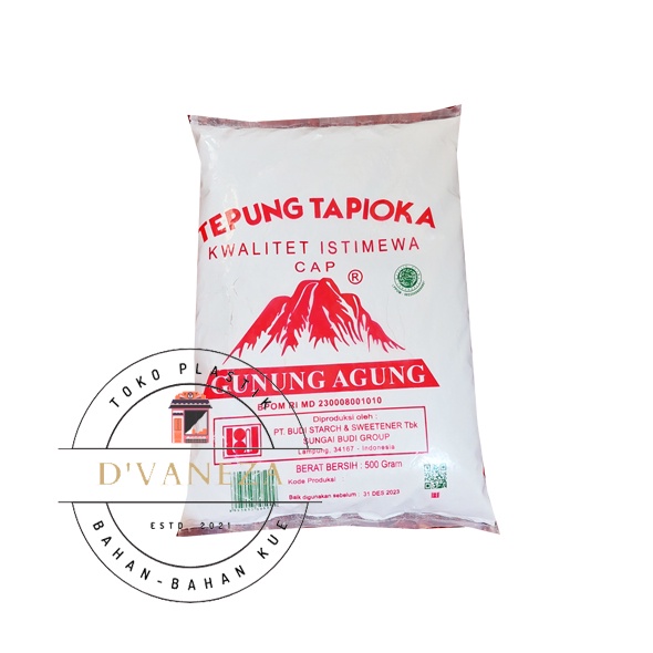 

Tepung Tapioka Cap Gunung Agung Kemasan 500gr | Tepung Singkong