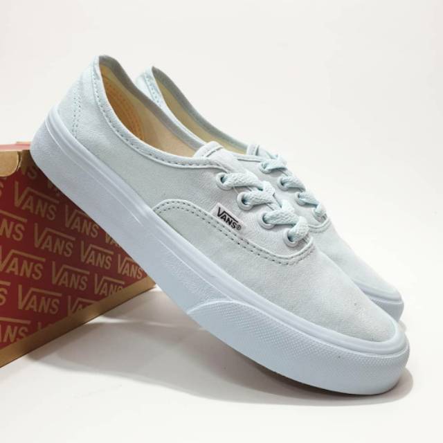 vans authentic baby blue