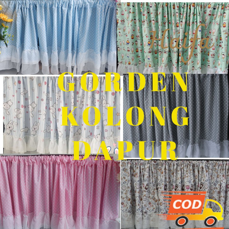 GORDEN KOLONG DAPUR SHABBY CHIC RUMBAI BAWAH