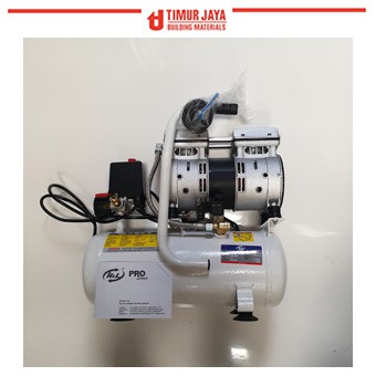 OILESS H&amp;L Garansi 9L Kompresor Angin Listrik air Compressor 1 HP IZUMI 9 L Kompresor Angin SILENT 0.75 HP 9 Liter Oilless Oiles Oiless Air Compressor