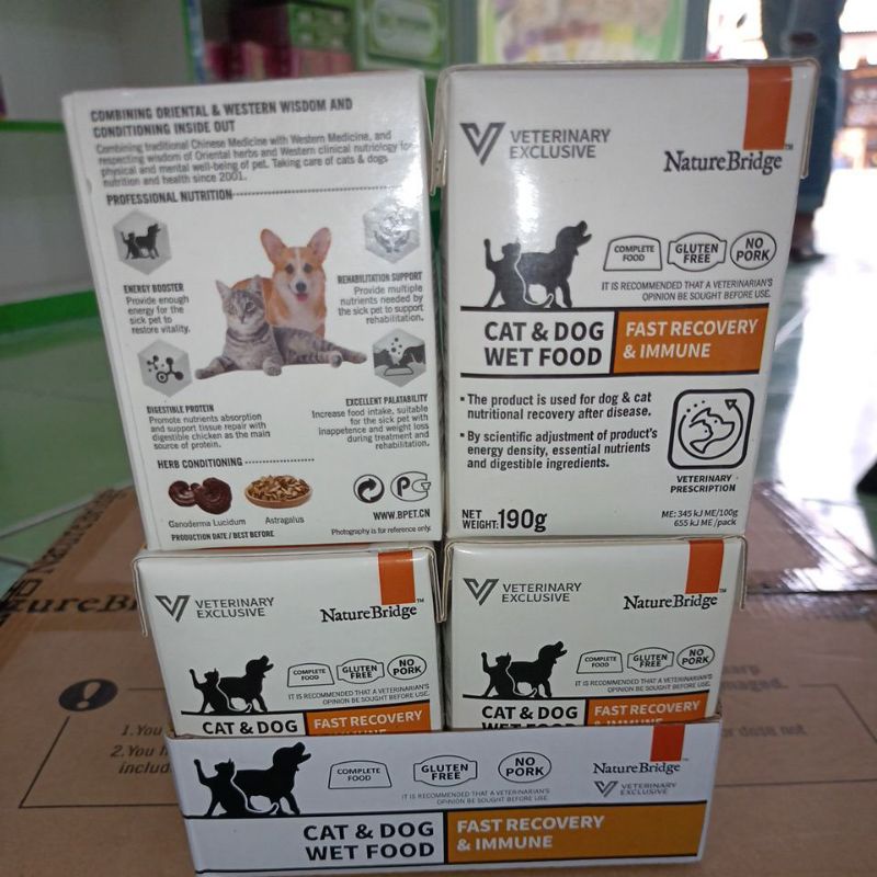 Nature bridge recovery 190g - wetfood anjing, kucing nature bridge recovery