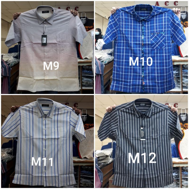 Kemeja import Mauro Milandri size M - Kemeja pria branded Merk Mauro Milandri Original size M