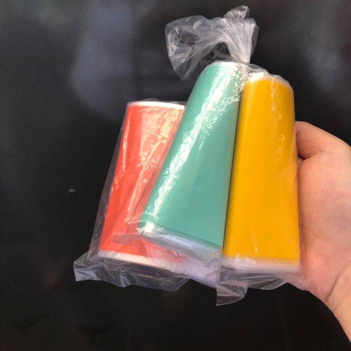 TERLARIS PLASTIK PE SABLON WARNA UNTUK IKAN CUPANG 50PCS