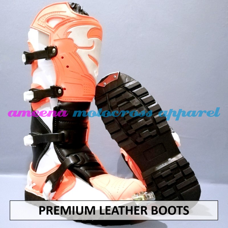 Sepatu Thor Premium Leather - Sepatu Trail - Sepatu Motocross - Sepatu MX - Sepatu Enduro - 005