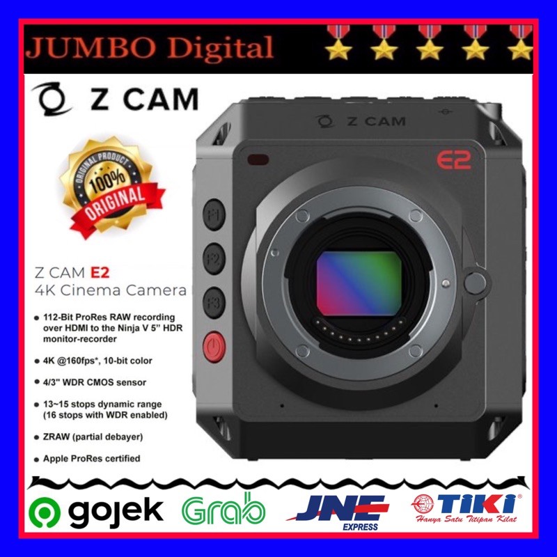 Z CAM E2 4K CINEMA PROFFESIONAL CAMERA GARANSI RESMI