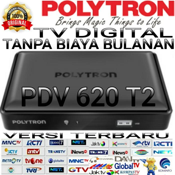 Polytron Dvb-T2 Pdv T2 Versi Terbaru Tv Digital Full Hd Tv Tabung/Led