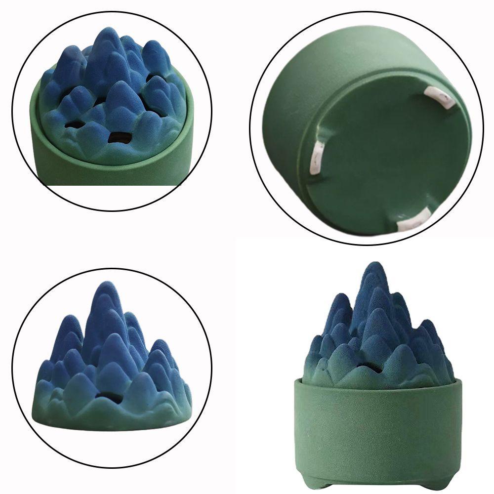 R-flower Incense Burner Keramik Meditasi Unik Tungku Aromaterapi