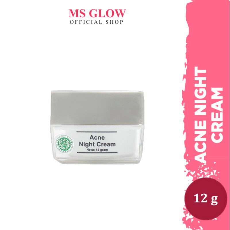 MS Glow Acne Night Cream - 1 Item | Shopee Indonesia