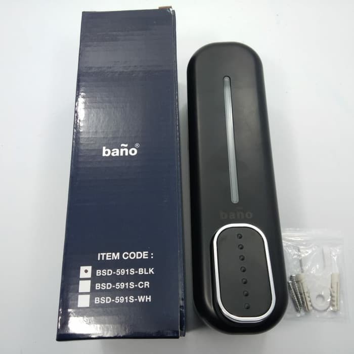 Dispenser Sabun Cair SINGLE 591 BLK / Sabun Sampoo Termurah